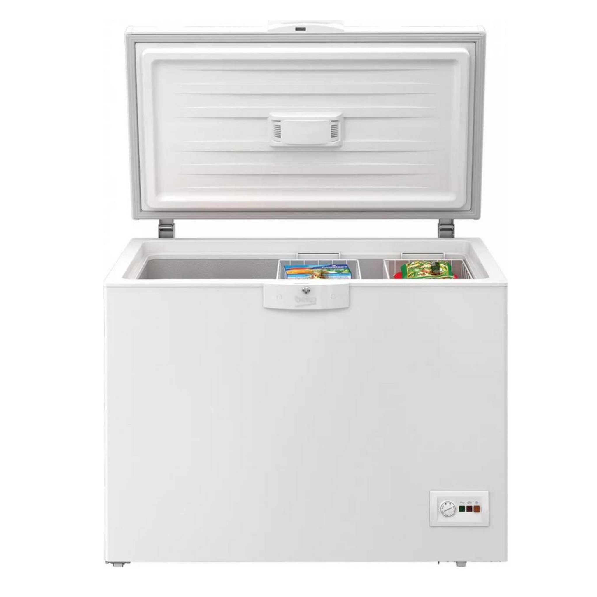 Voir la diapositive 4 : Beko Congélateur coffre 110.5cm 298l - HSM29540