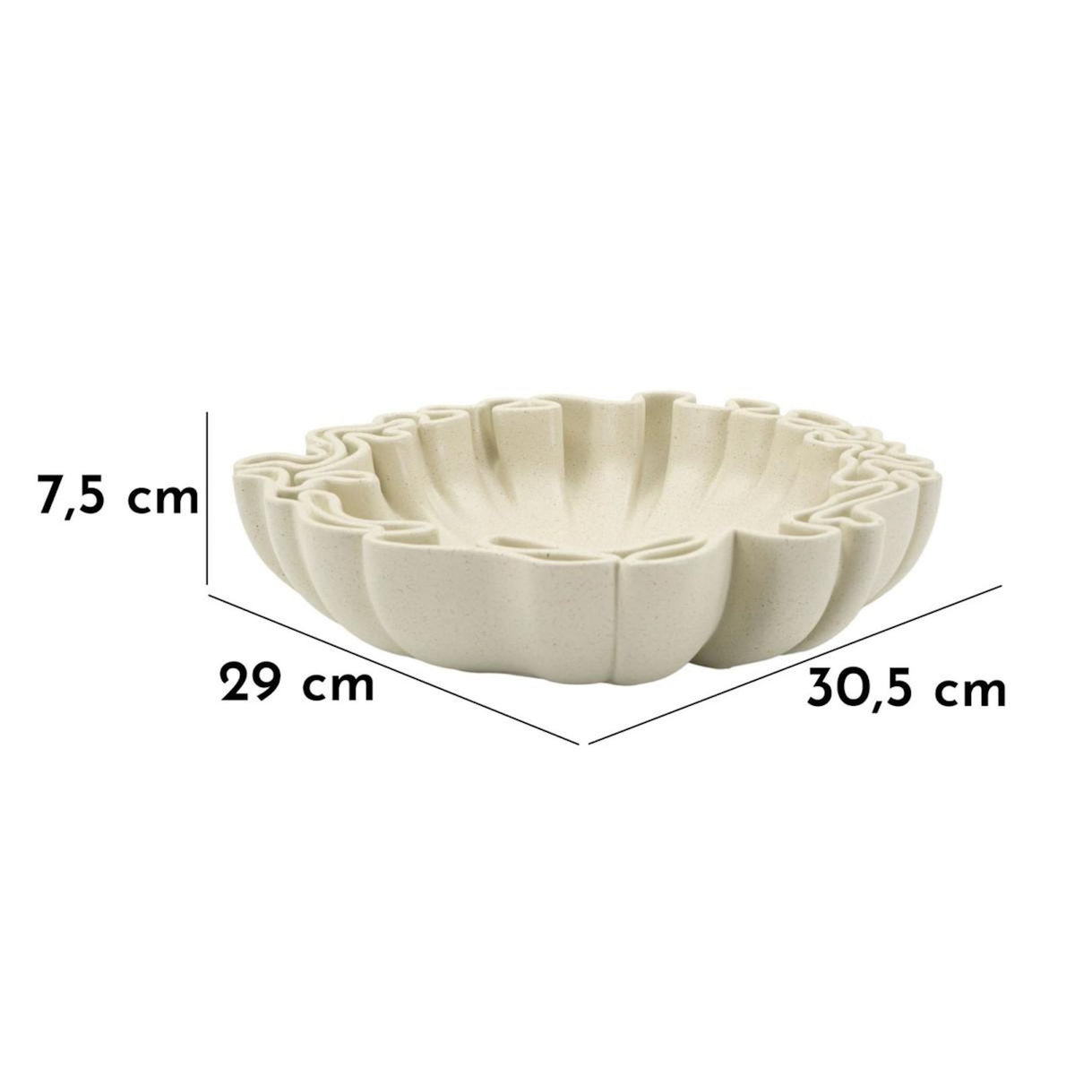 Paris Prix Vide-Poche Design  Stons  30cm Crème