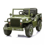 Jamara Ride-on Jeep Willys MB Army vert 12V