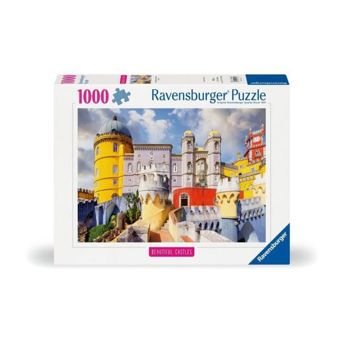 RAVENSBURGER Puzzle 1000 pieces Palais national de Pena, Portugal, Collection Highlight, des 14 ans, Palais, 12001314, Ravensburger