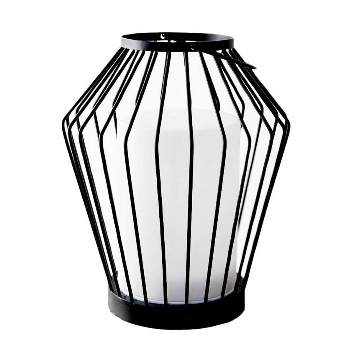 Lumisky Lampe de table sans fil LED ELLY Noir Métal H30CM