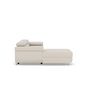 Voir la diapositive 6 : BEST MOBILIER Pablo - canapé d'angle gauche - 6 places - convertible avec coffre et têtières réglables - en velours