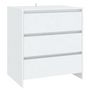 Voir la diapositive 2 : VIDAXL Buffet Blanc 70x41x75 cm Bois d'ingenierie