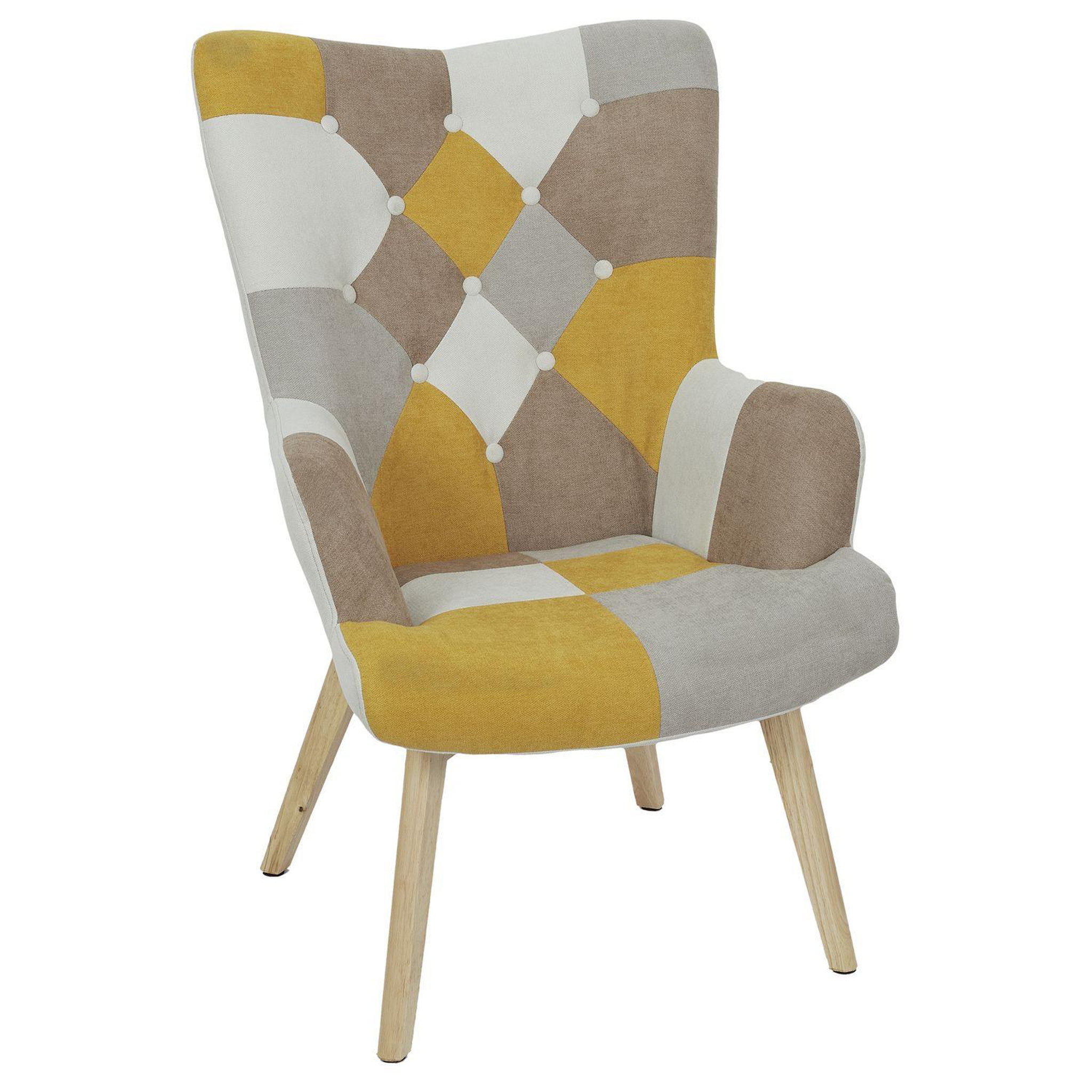 Voir la diapositive 1 : TOILINUX Fauteuil Helsinki Patchwork