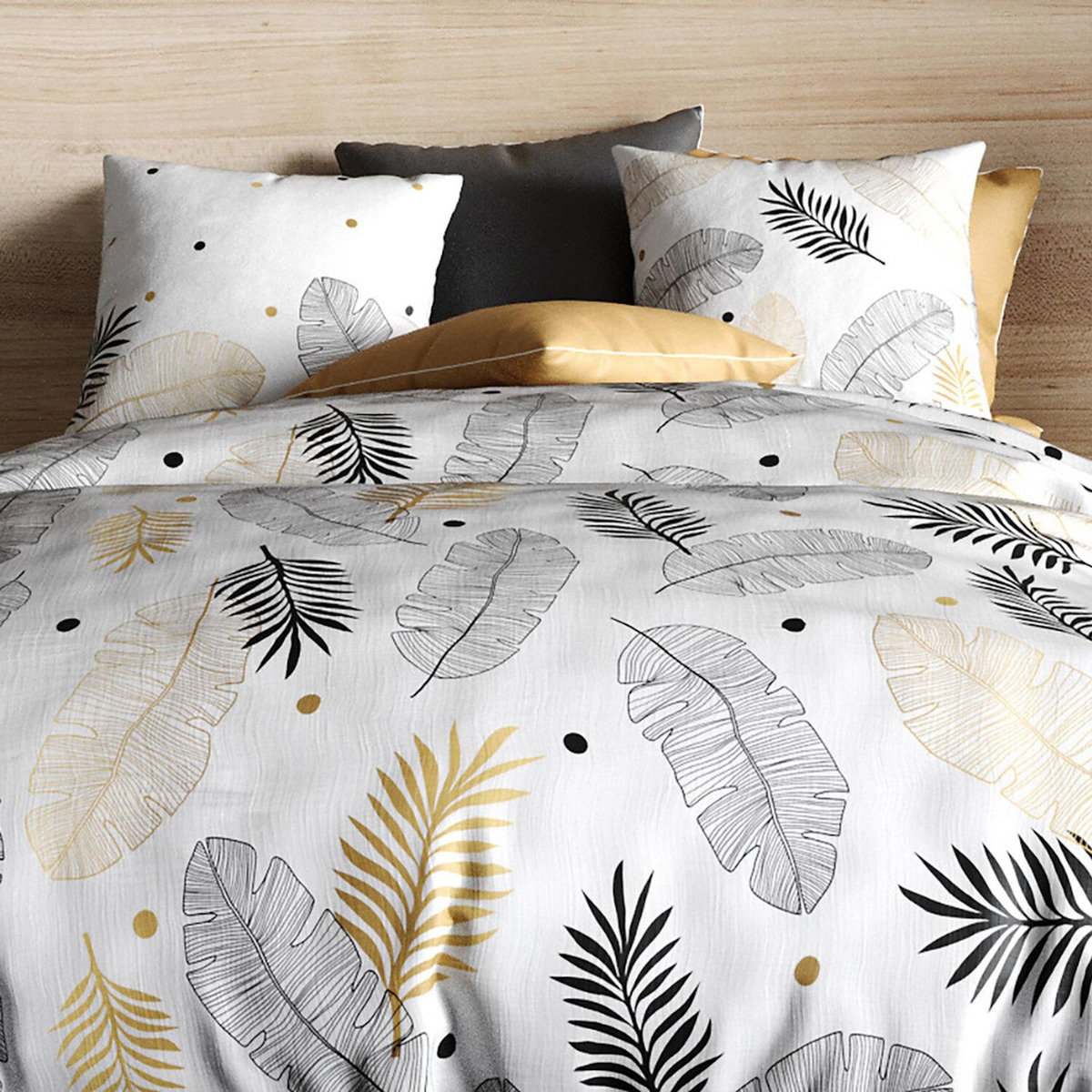 ATELIER DU COTON Parure de drap 100% coton 57fils envole