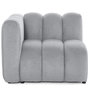 Voir la diapositive 1 : LISA DESIGN Debbie - module d'assise gauche en tissu texturé