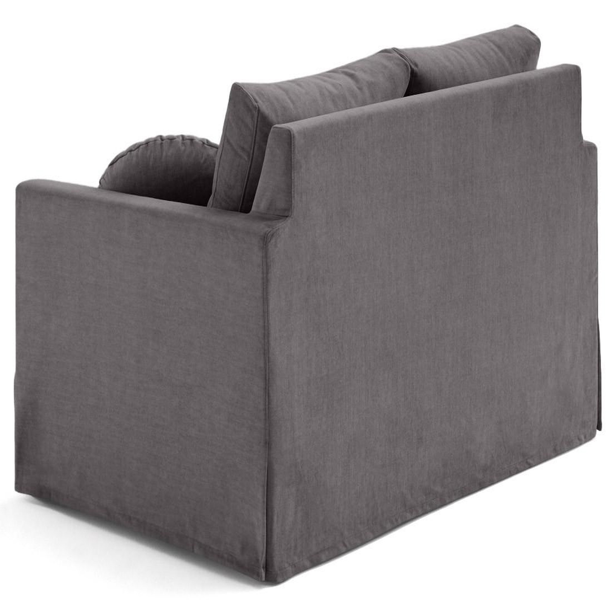 Voir la diapositive 5 : LISA DESIGN Serena - canapé droit déhoussable 2 places en velours