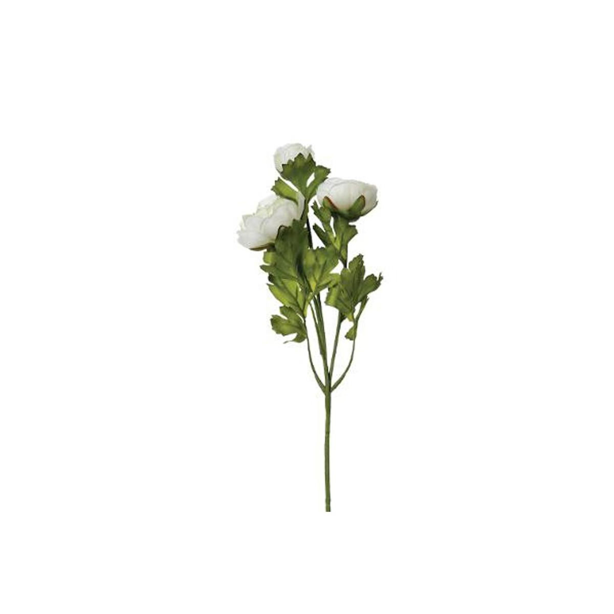 ATMOSPHERA Fleur Artificielle  Renoncule  60cm Blanc