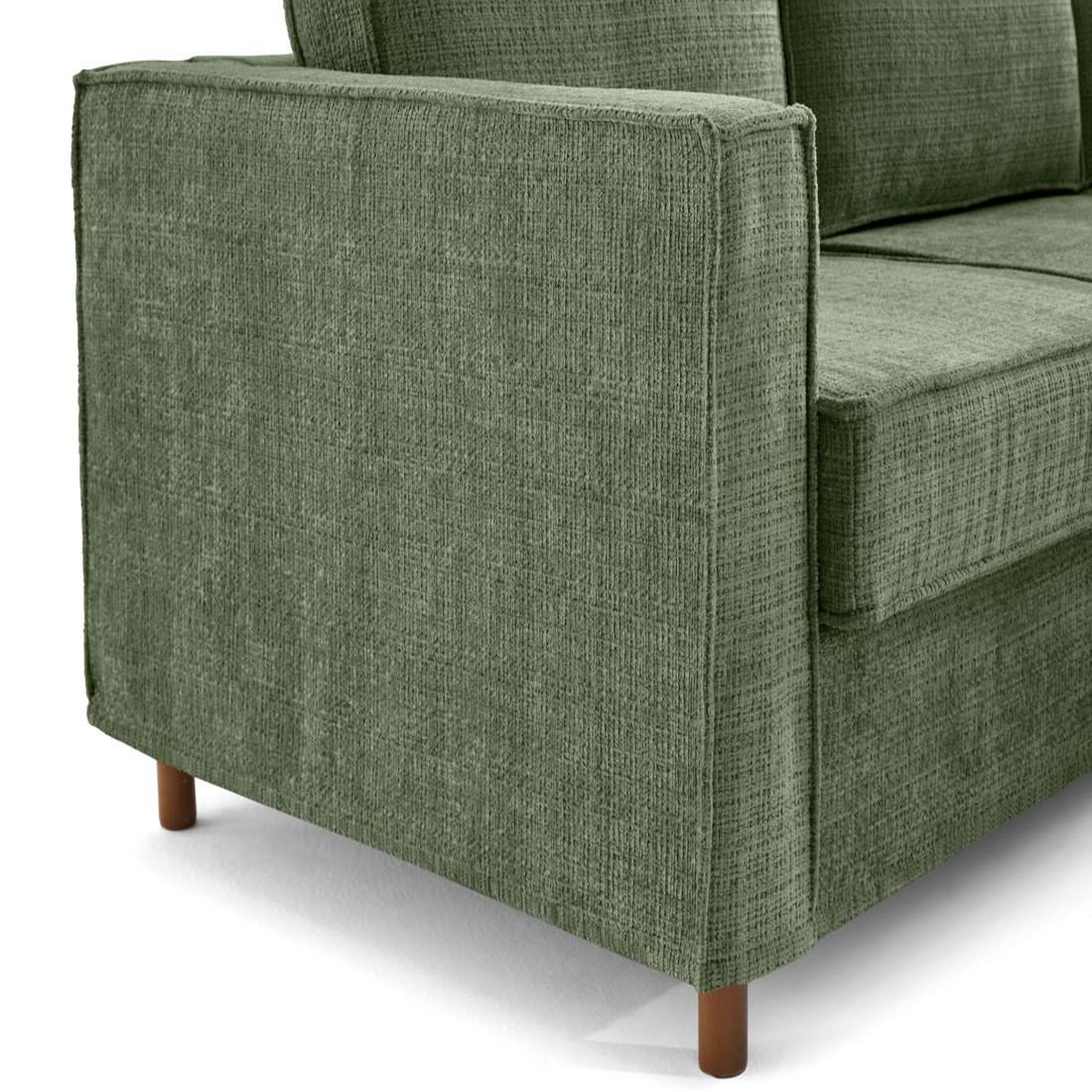 Voir la diapositive 6 : LISA DESIGN Jake - canapé déhoussable d'angle droit 5 places en velours texturé