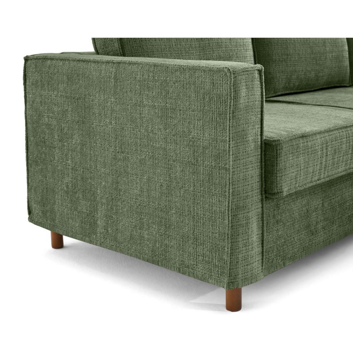 LISA DESIGN Jake - canapé déhoussable d'angle droit 5 places en velours texturé