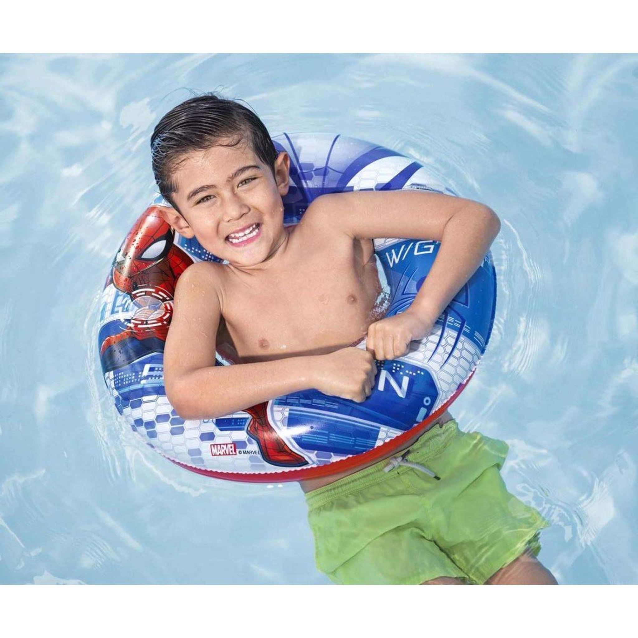 Voir la diapositive 3 : BESTWAY Bouée piscine spider-man  98003 56cm