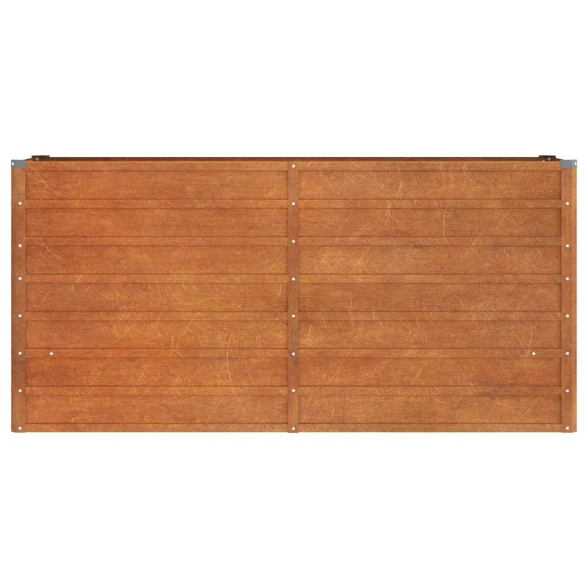 VIDAXL Lit sureleve de jardin rouille 160x40x77 cm acier corten