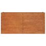Voir la diapositive 4 : VIDAXL Lit sureleve de jardin rouille 160x40x77 cm acier corten