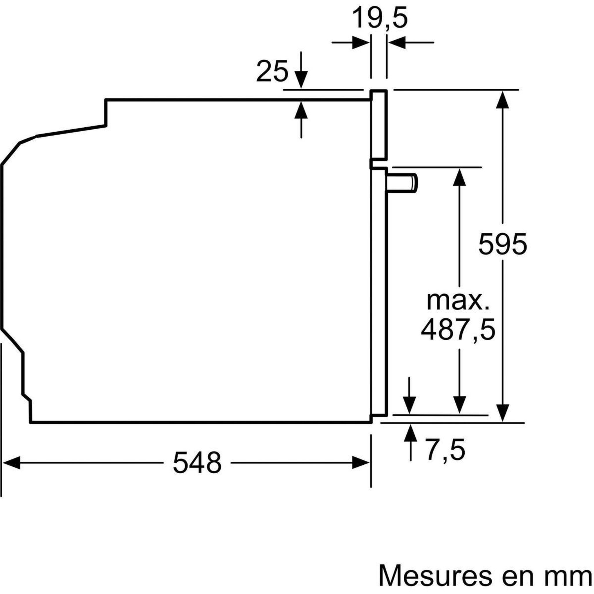 Voir la diapositive 5 : Siemens Four encastrable hr272ges3