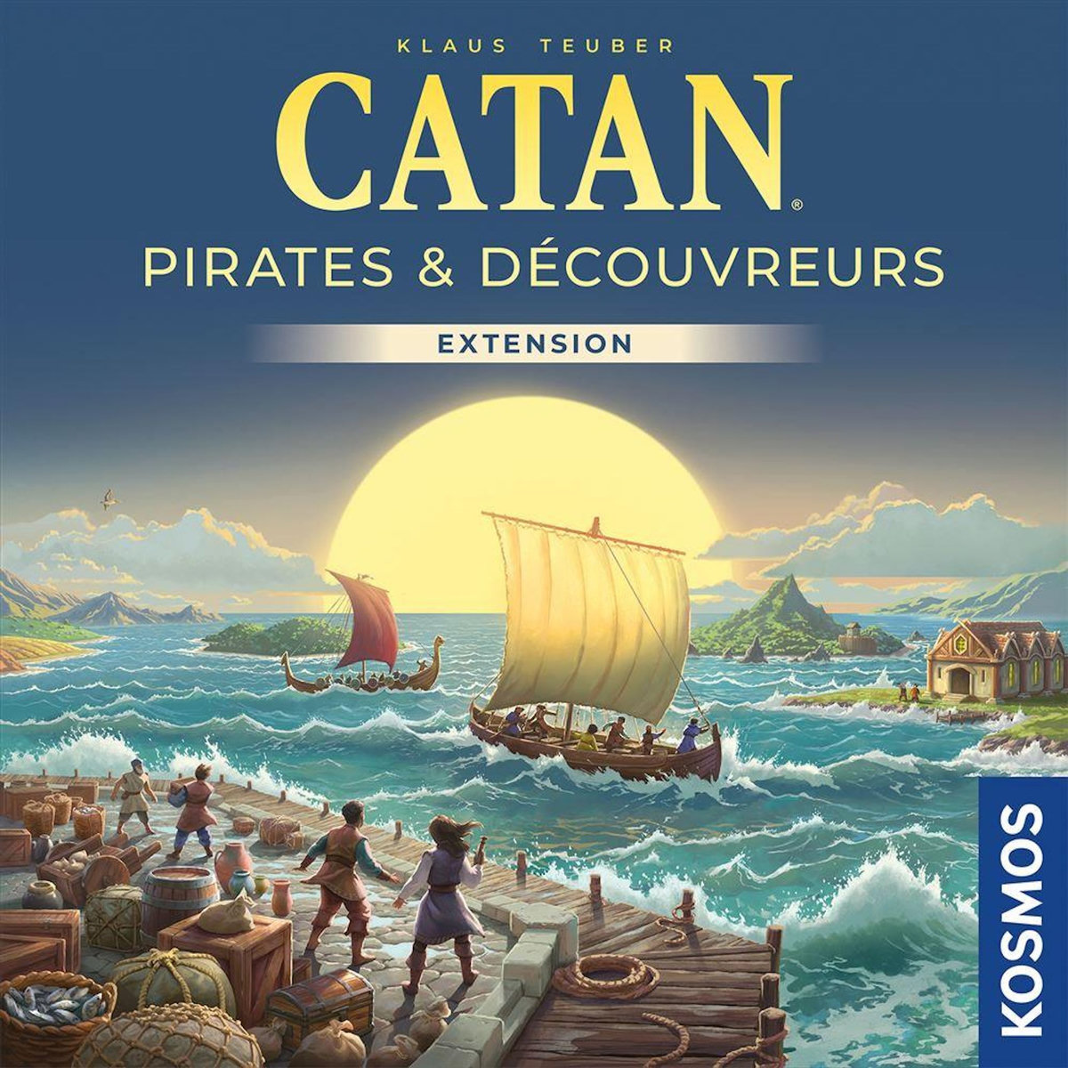 Asmodee Jeu de stratégie Asmodee Catan Extension Pirates et découvreurs