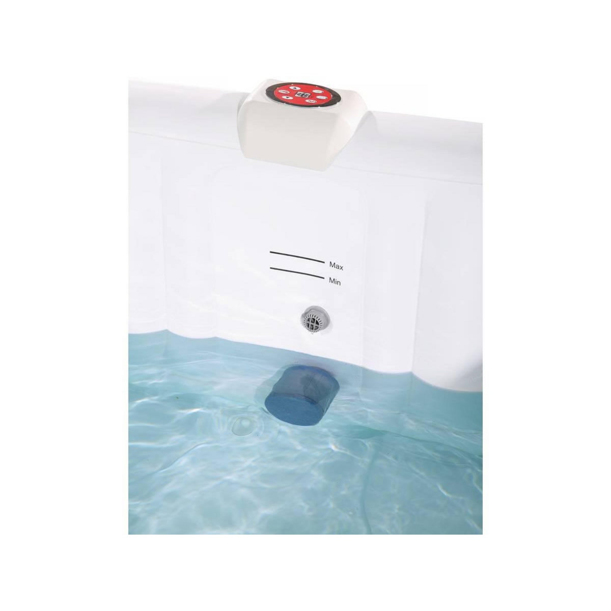 Habitat et Jardin Spa Gonflable Nice en PVC - 6 places - Marron/Crème