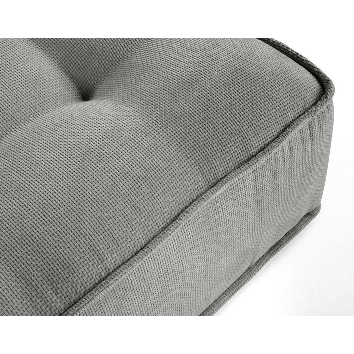 BEST MOBILIER Marisol - canapé panoramique modulable 7 places - velours texturé