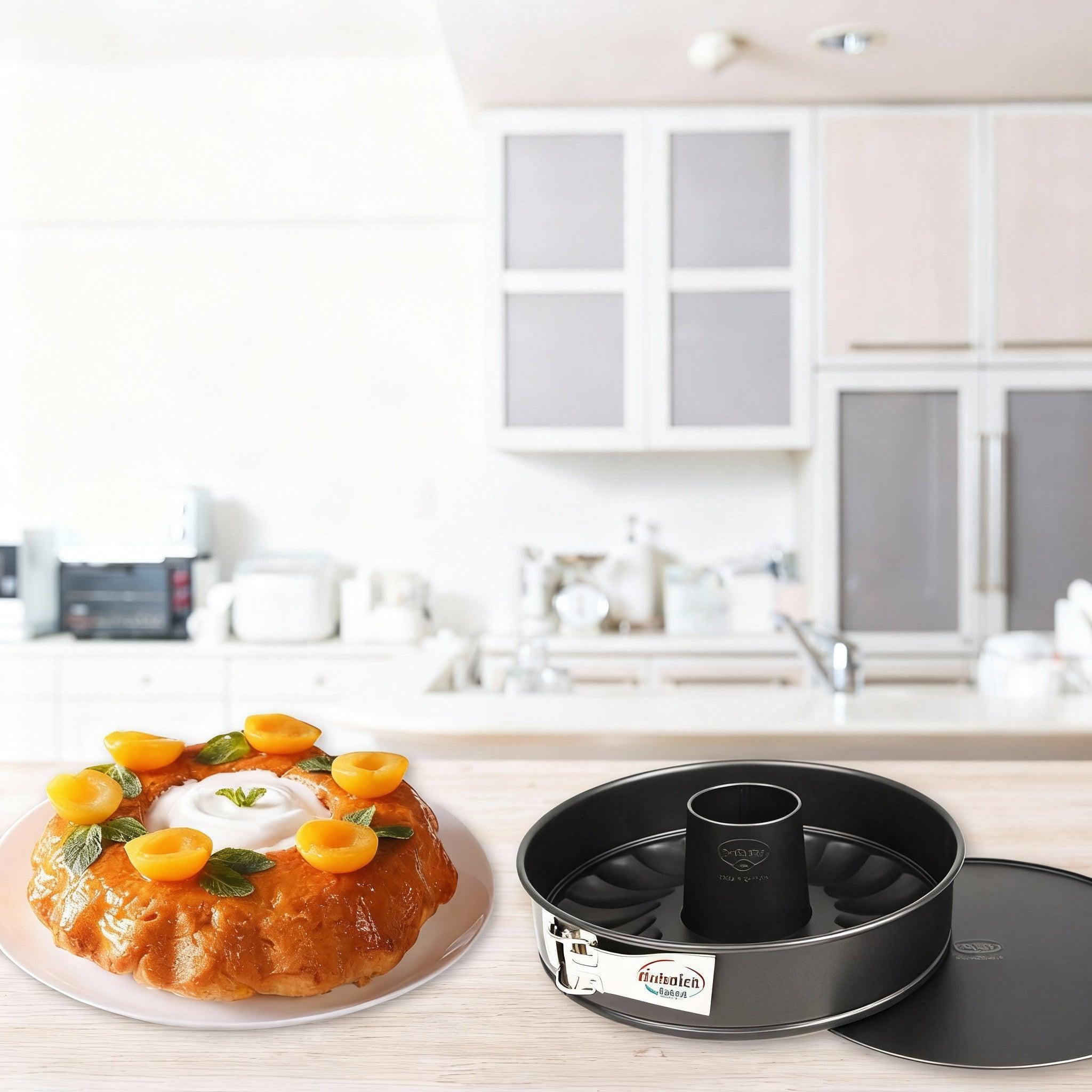 Voir la diapositive 2 : DR.OETKER Moule à manqué et à savarin double fond 26 cm dr.oetker tradition