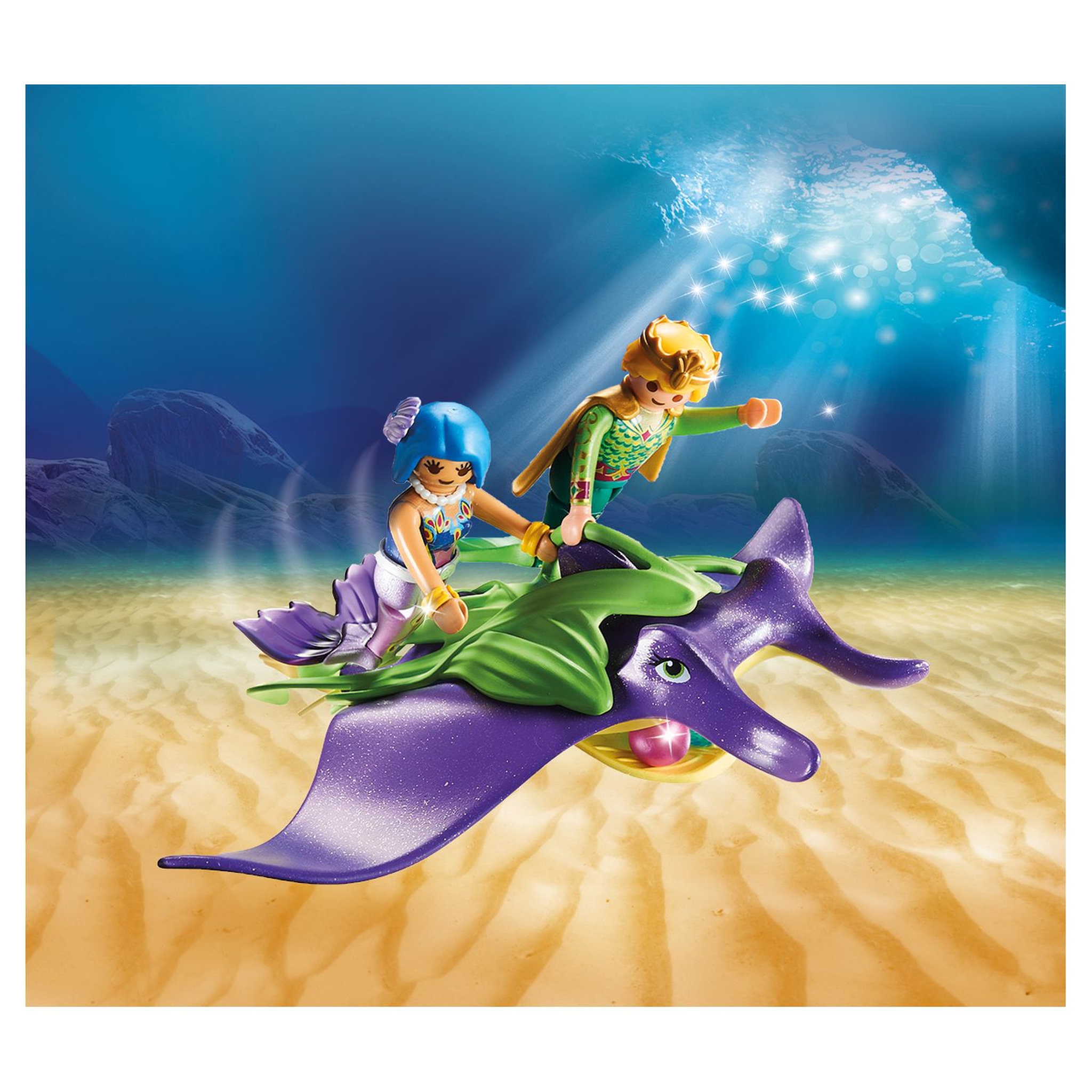 Voir la diapositive 4 : PLAYMOBIL 70099 - Magic - Chercheurs de perles et raies