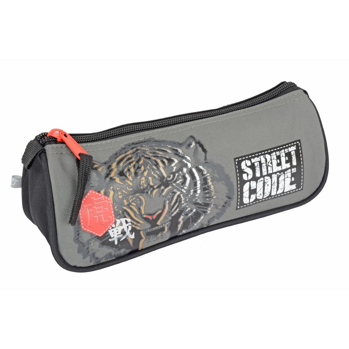 STREET CODE  Trousse triangulaire garçon gris tigre