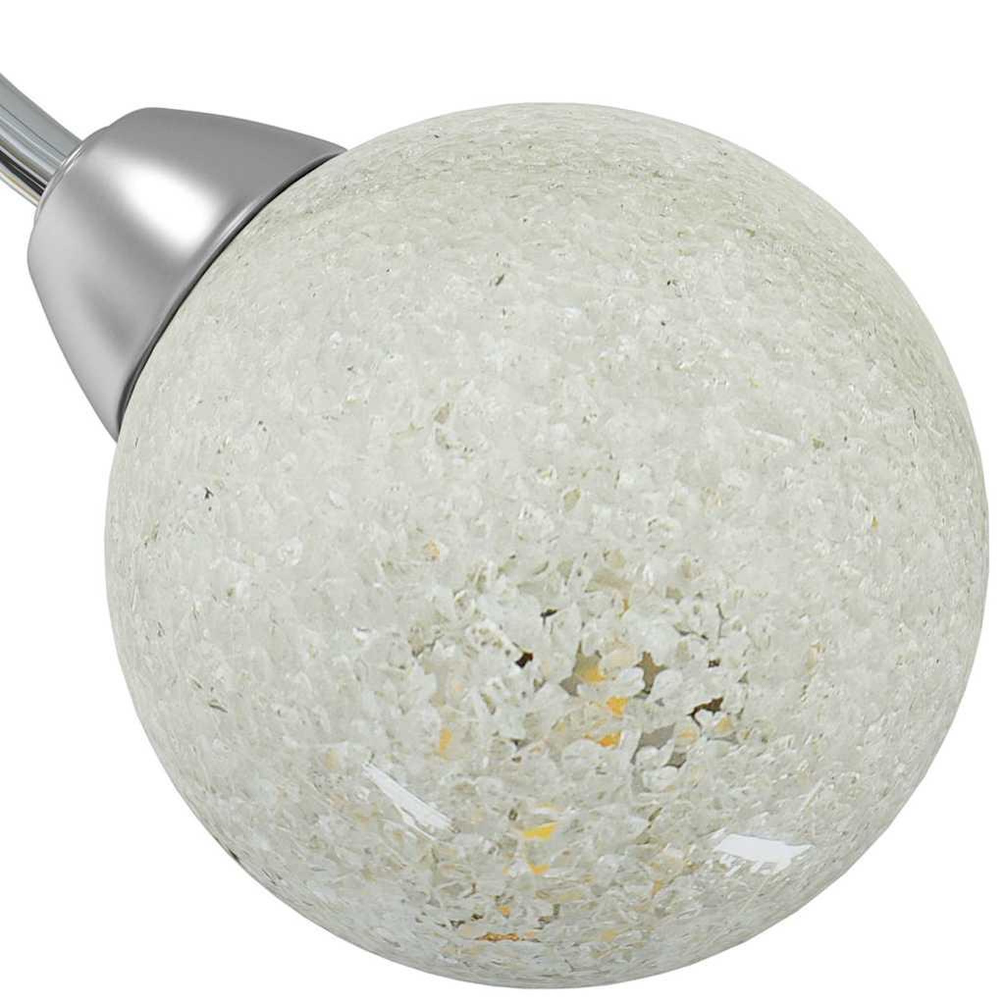 Voir la diapositive 5 : VIDAXL Plafonnier avec abat-jour ronds en verre pour 5 LED G9