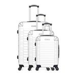 BLUESTAR BLUESTAR - Set de 3 Valises LIMA 75 cm 4 Roues. Coloris disponibles : Gris