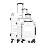BLUESTAR BLUESTAR - Set de 3 Valises LIMA 75 cm 4 Roues. Coloris disponibles : Gris