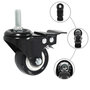 Voir la diapositive 2 : VIDAXL Roulettes pivotantes avec freins 4 pcs 50 mm