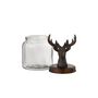 Voir la diapositive 2 : Paris Prix Bocal en Verre  Cerf  32cm Transparent