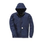 CARHARTT Sweat zippé coupe vent à capuche TXL bleu marine CARHARTT S1101759412XL