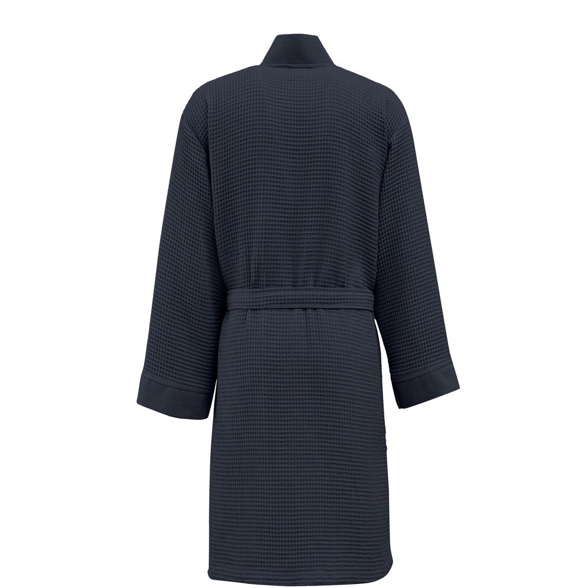 Voir la diapositive 2 : Sensei Maison Peignoir court femme nid d'Abeille col piqué SPA