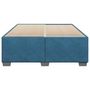 Voir la diapositive 4 : VIDAXL Cadre de lit sans matelas bleu 140x190 cm velours