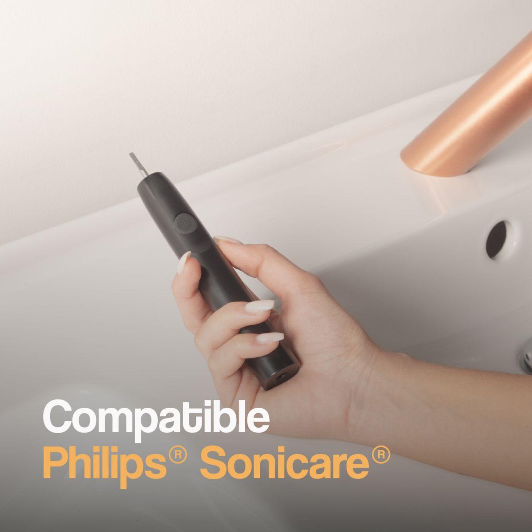 Voir la diapositive 3 : YBRUSH Brossette dentaire de recharge Sonicare 12 ans et +