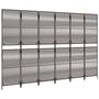 Voir la diapositive 4 : VIDAXL Cloison de separation 6 panneaux marron resine tressee