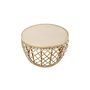 Voir la diapositive 2 : Paris Prix Table d'Appoint en Rotin  Massa  60cm Naturel