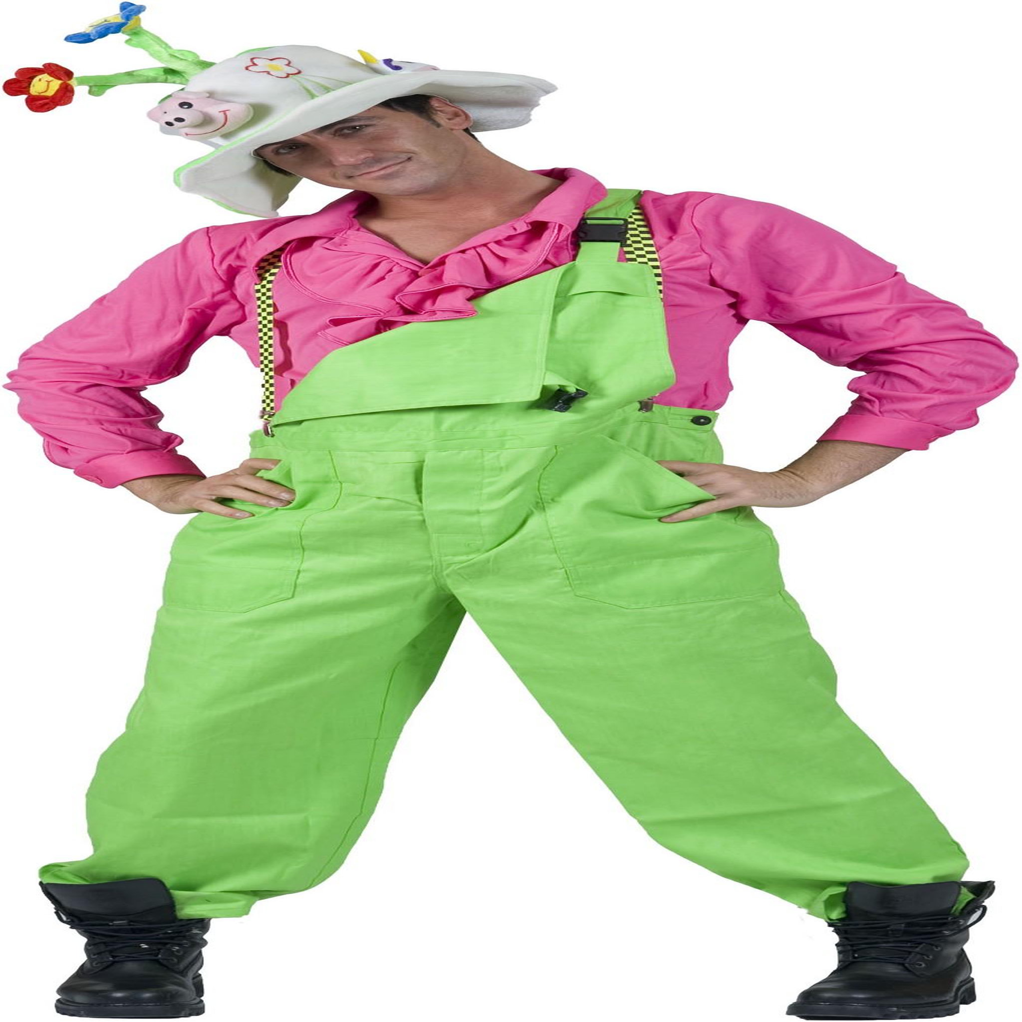 FUNNY FASHION Salopette Vert Fluo - L
