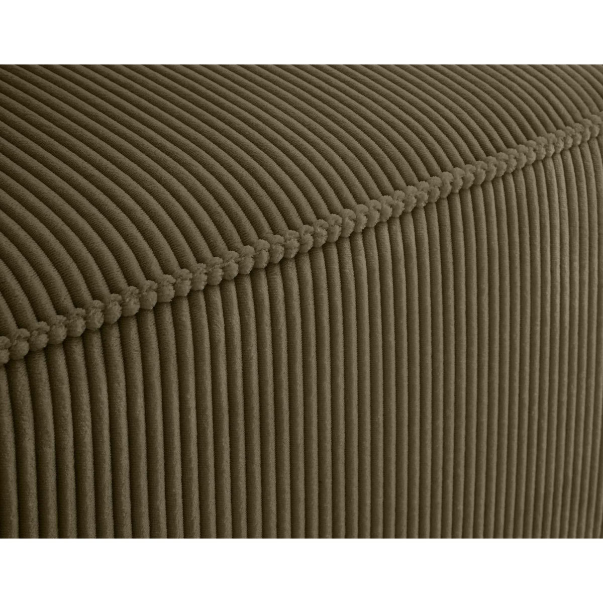 LISA DESIGN Arty - module d'assise d'angle réversible - en velours côtelé