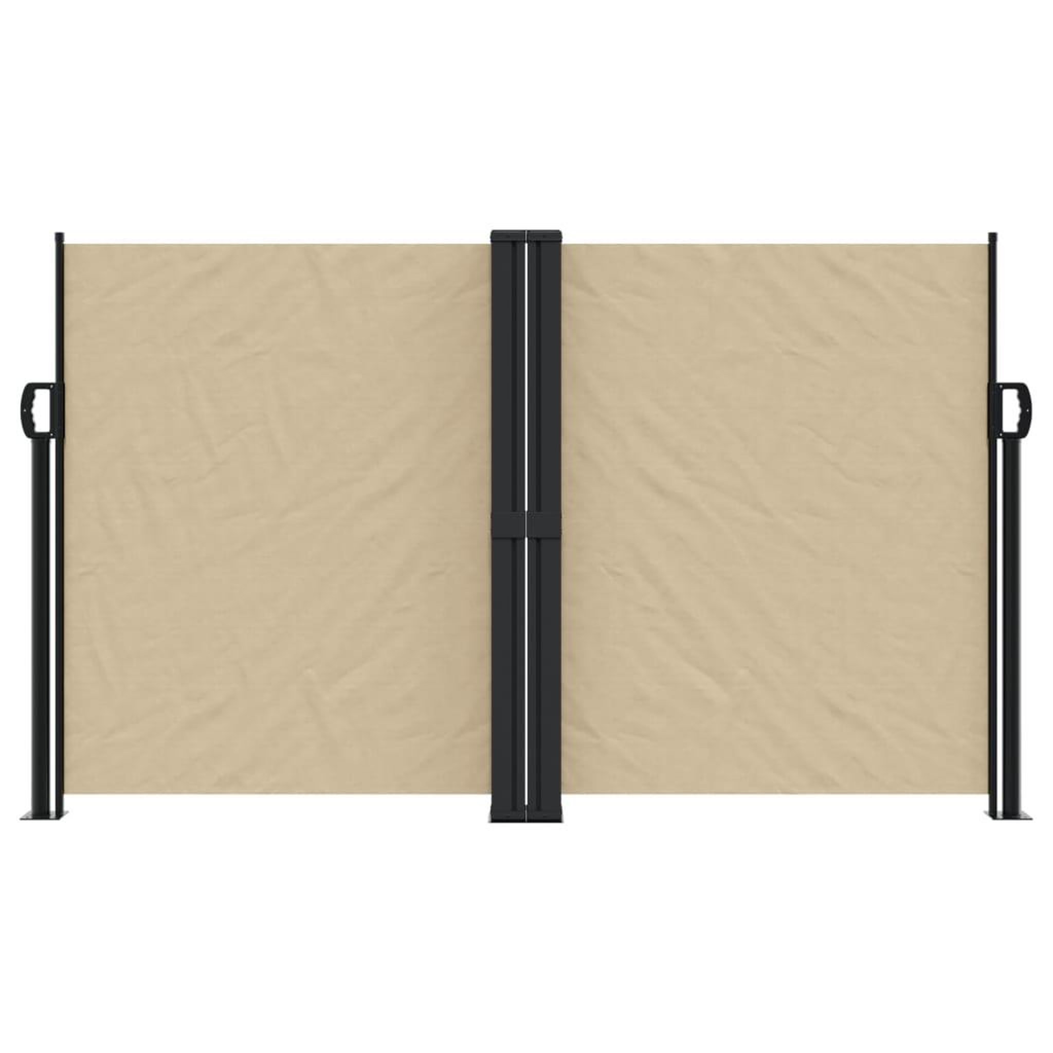 Voir la diapositive 3 : VIDAXL Auvent lateral retractable beige 140x1000 cm