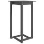 Voir la diapositive 2 : VIDAXL Table de bar Gris 60x60x110 cm Bois massif de pin