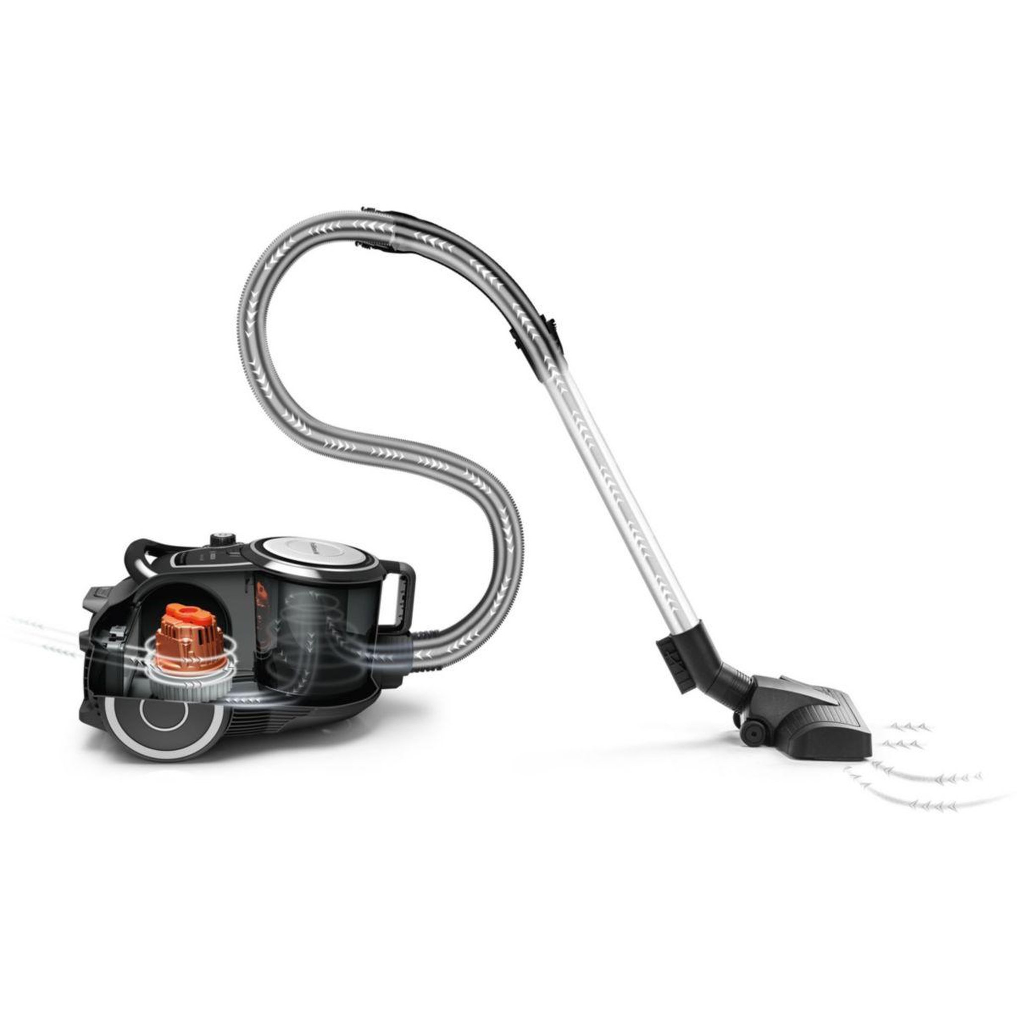 Voir la diapositive 2 : BOSCH Aspirateur sans sac pro family bleu bgs41fam