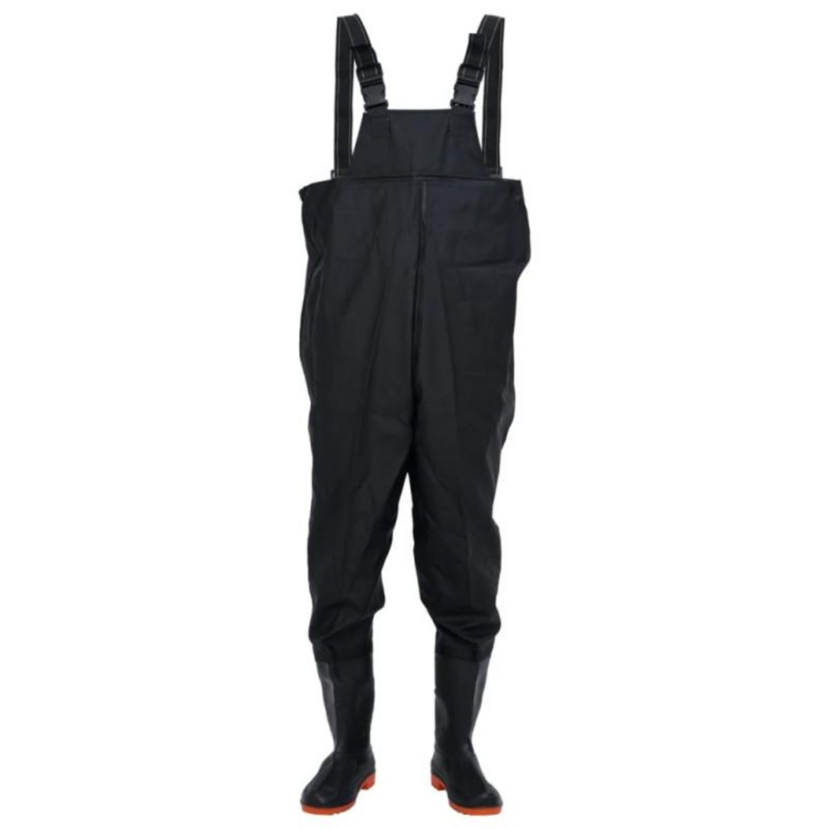 VIDAXL Cuissardes avec bottes noir taille 45