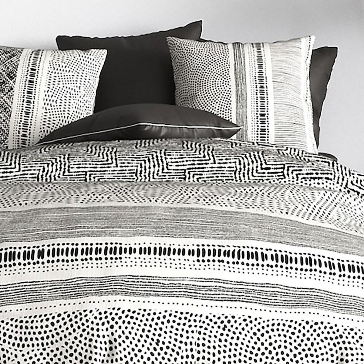 ATELIER DU COTON Parure Housse De Couette 100% Coton 57fils Lattice