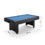 Voir la diapositive 3 : SOKKER Billard Américain convertible Table dinatoire - 212 x 118 x 86 cm - Retour de boules automatique et Accessoires inclus