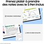 Voir la diapositive 3 : Samsung Tablette Android Galaxy Tab S10FE+ 5G 256Go Gris