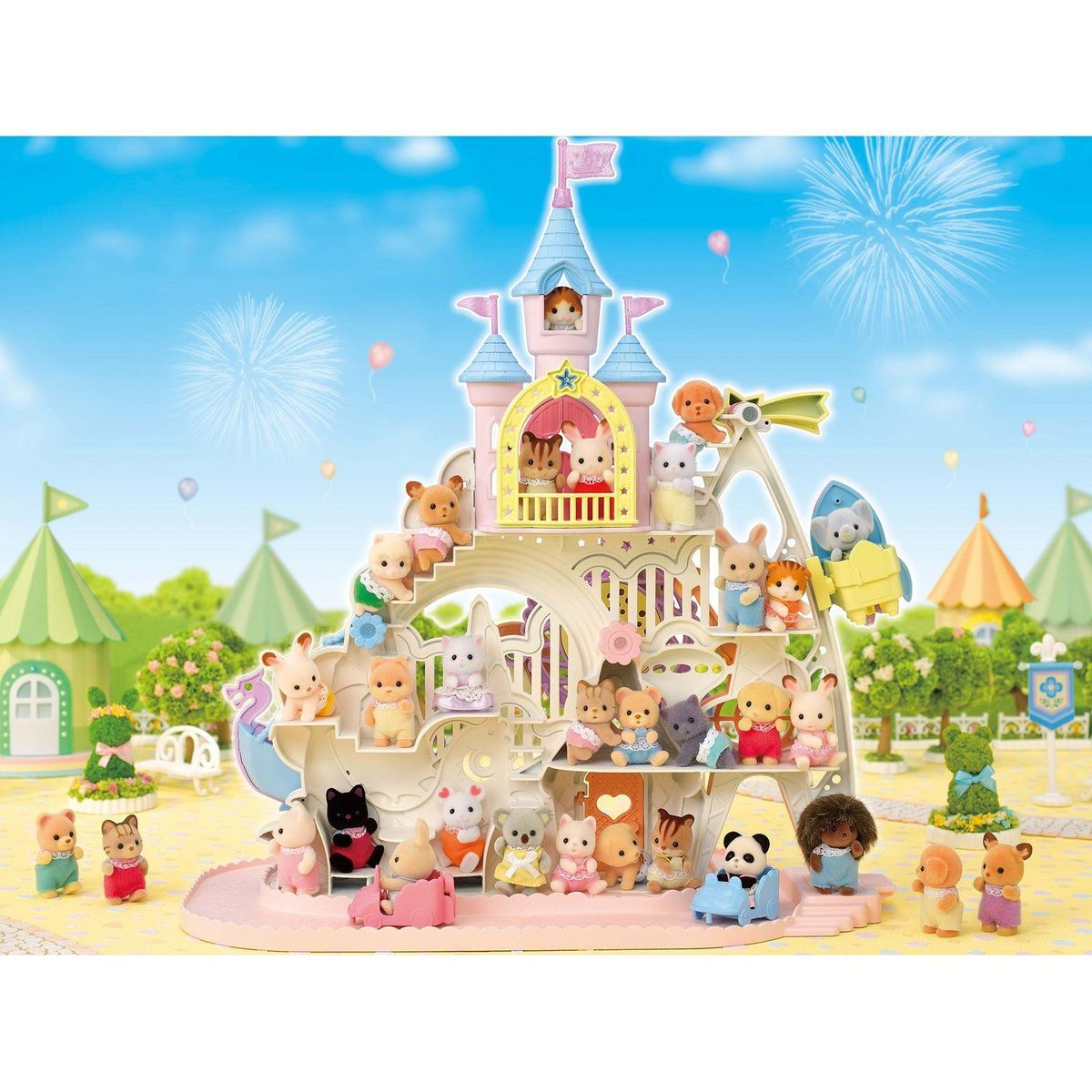 Sylvanian families Figurine - Le parc d'attraction féérique