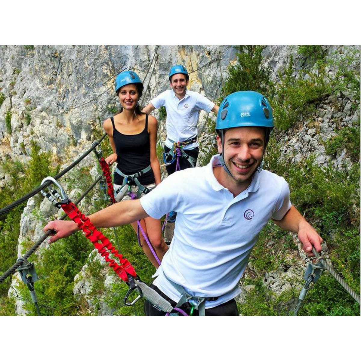 Smartbox Parcours via ferrata de la Tour du Jallouvre près de Megève pour 2 confirmés - Coffret Cadeau Sport & Aventure
