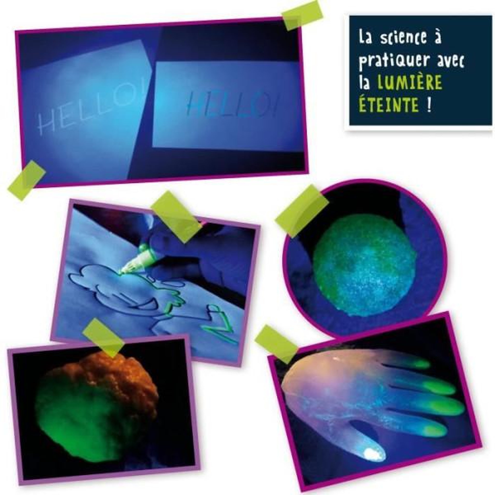 Voir la diapositive 5 : LISCIANI GIOCHI Génius Science - jeu scientifique - la science phosphorescente - LISCIANI