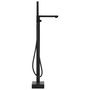Voir la diapositive 2 : VIDAXL Robinet de baignoire sur pied Noir Acier inoxydable 90 cm