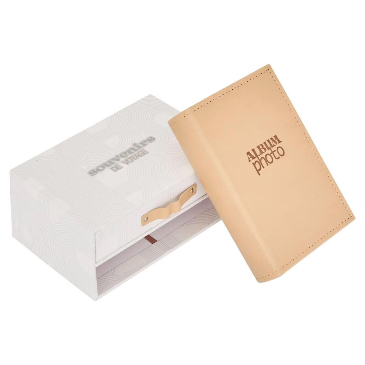 ATMOSPHERA Coffret Album Photo  Sky  18cm Beige