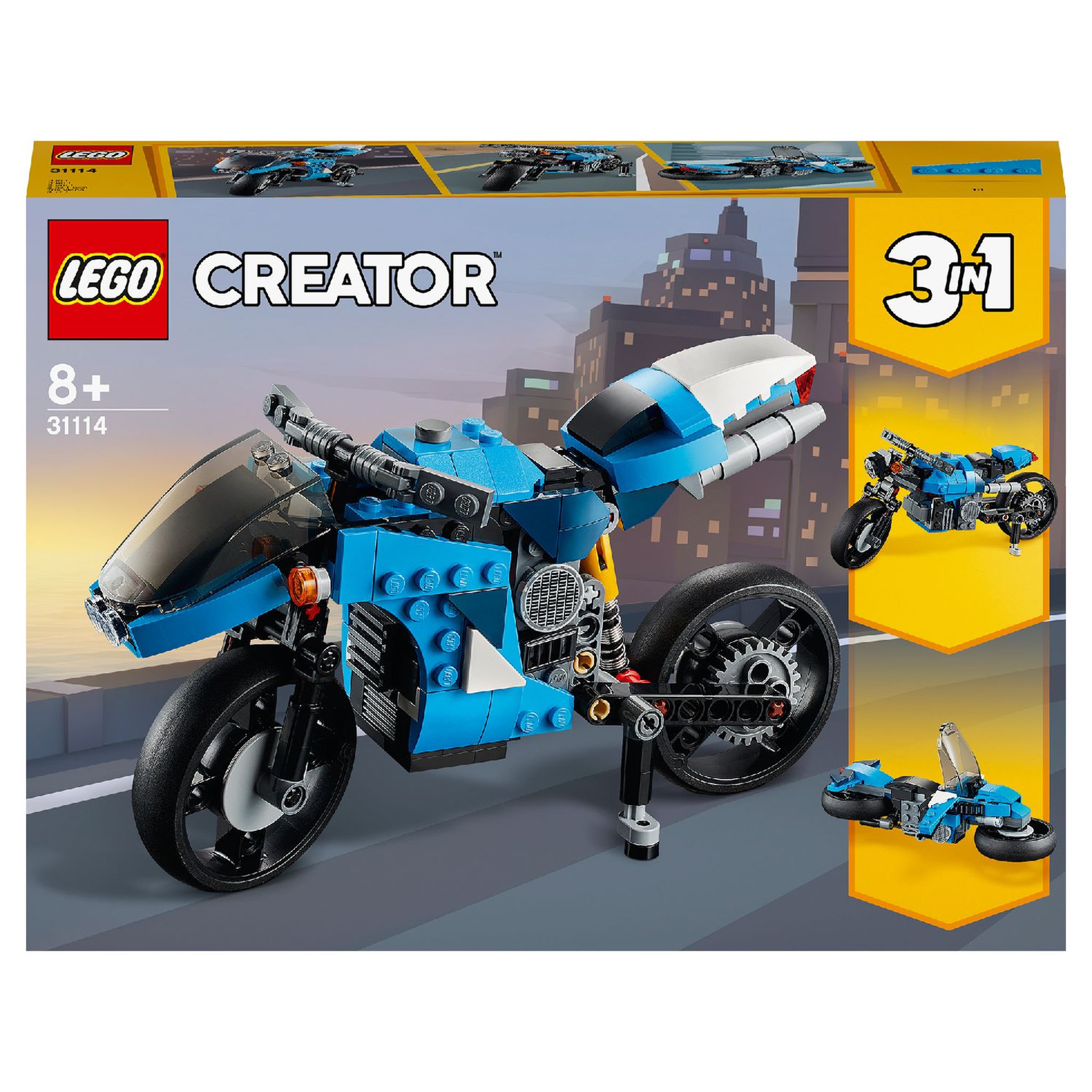 Voir la diapositive 1 : LEGO Creator 31114 - La super moto